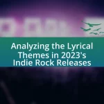 Analyzing the Lyrical Themes in 2023’s Indie Rock Releases