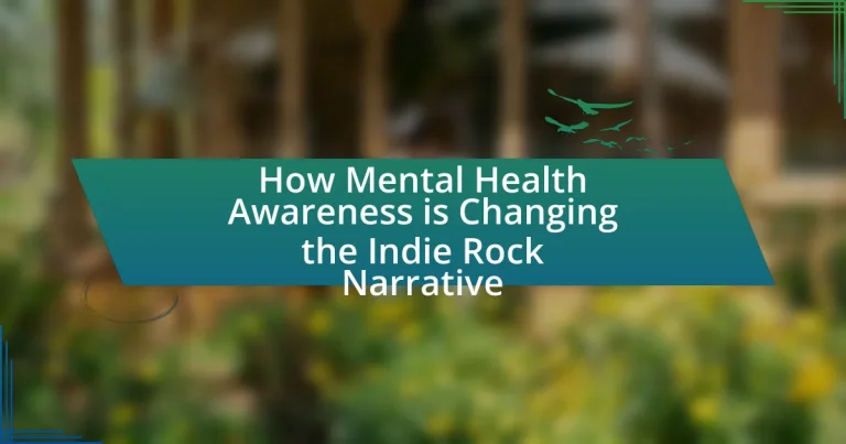 How Mental Health Awareness is Changing the Indie Rock Narrative