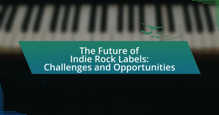 The Future of Indie Rock Labels: Challenges and Opportunities