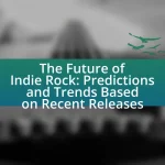 The Future of Indie Rock: Predictions and Trends Based on Recent Releases