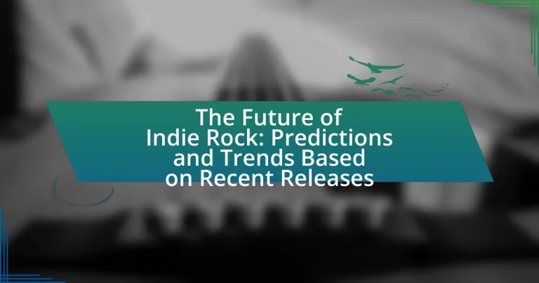 The Future of Indie Rock: Predictions and Trends Based on Recent Releases