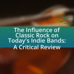 The Influence of Classic Rock on Today’s Indie Bands: A Critical Review