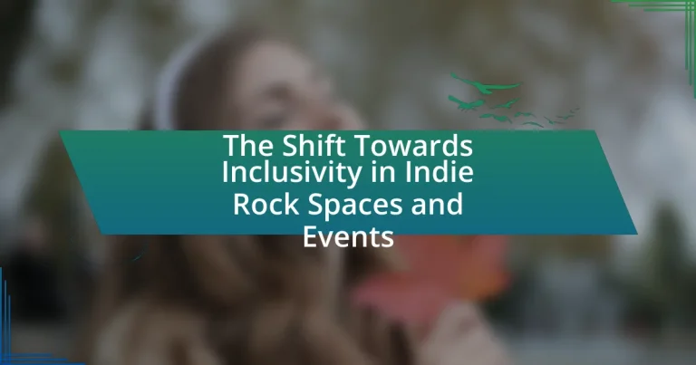The Shift Towards Inclusivity in Indie Rock Spaces and Events