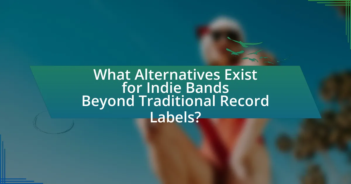 What Alternatives Exist for Indie Bands Beyond Traditional Record Labels?
