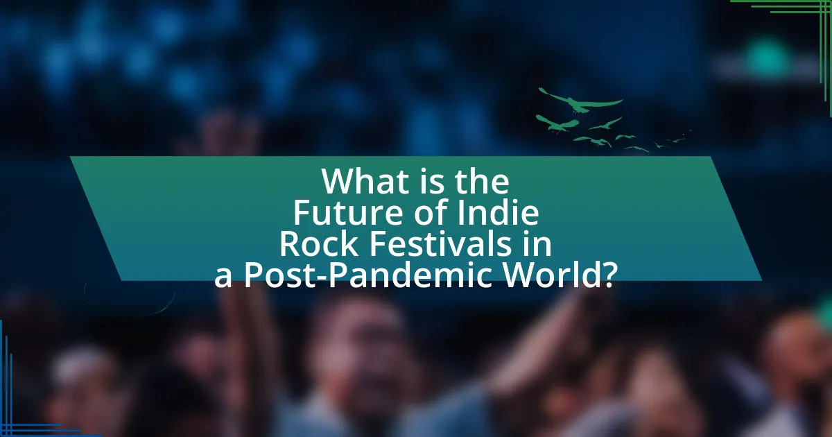 What is the Future of Indie Rock Festivals in a Post-Pandemic World?